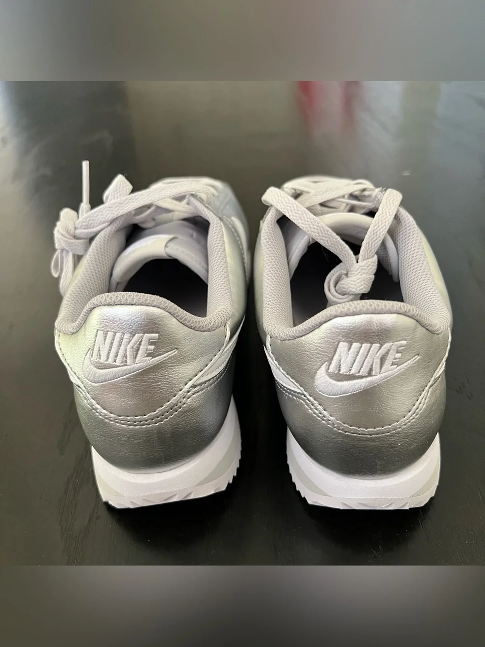 ✔️New✔️ NIKE Cortez Metallic Silver